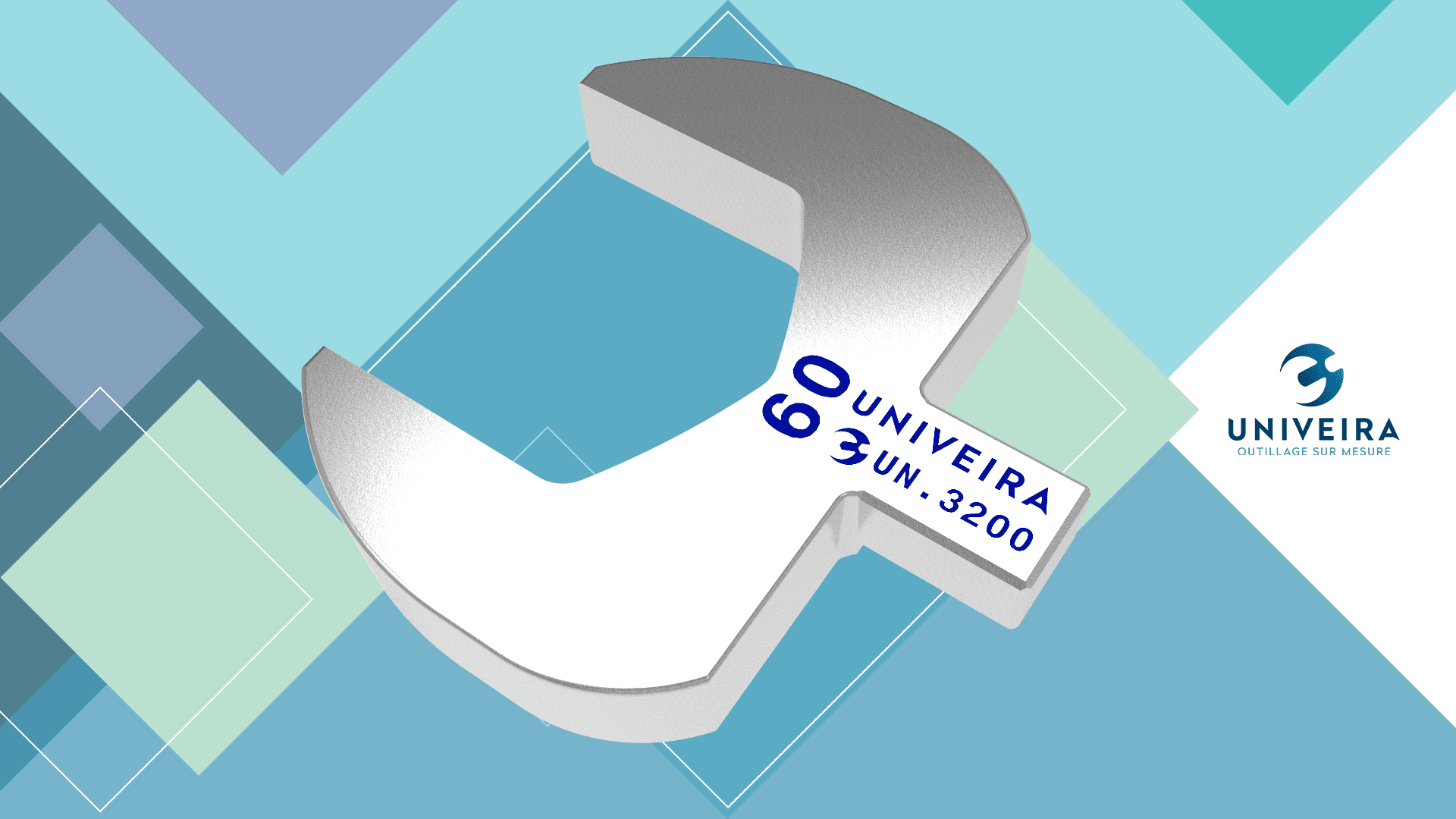 UN.3200 Embout à fourche de 60 attachement 14×18