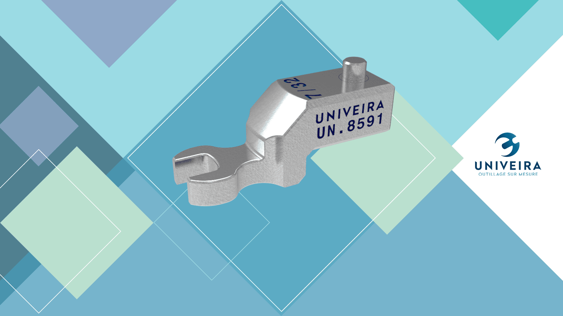 UN.8591 Embout à fourche de 7/32″ attachement 9×12