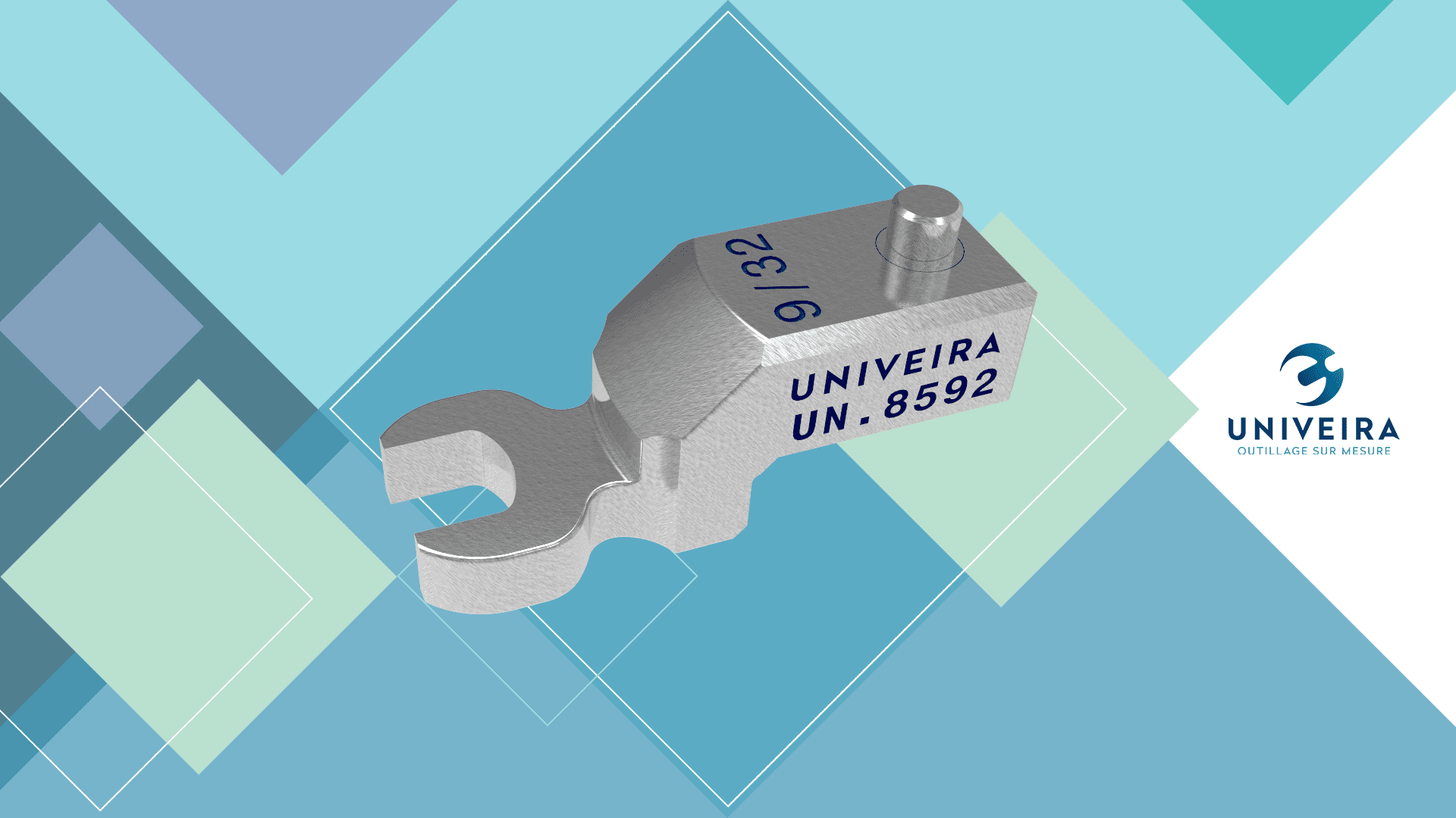 UN.8592 Embout à fourche de 9/32″ attachement 9×12