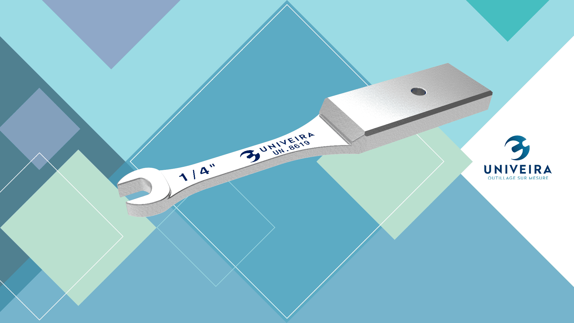 UN.8619 Embout à fourche 1/4″ attachement 20×7