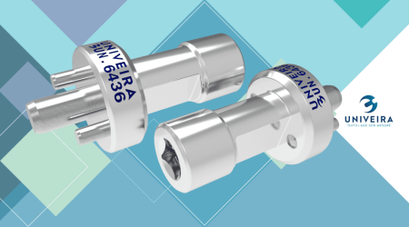 UN.6436 Douille à ergots Ø6 entraxe 20 entrainement ■3-8''