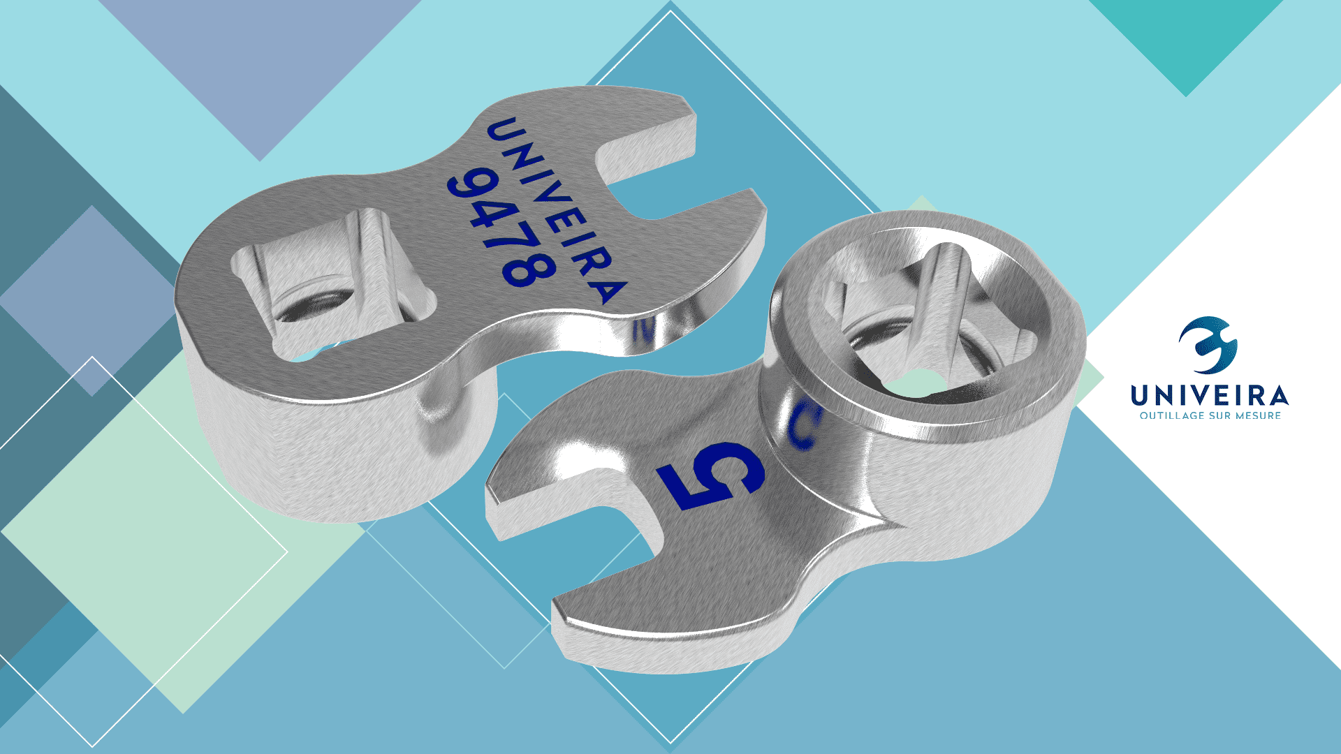 UN.9478 Embout à fourche de 5 attachement ■1/4″
