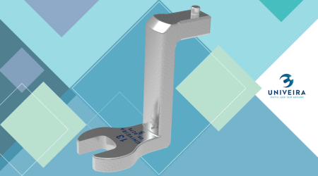 UN.9276 Embout à fourche de 13 contre-coudé attachement 9x12