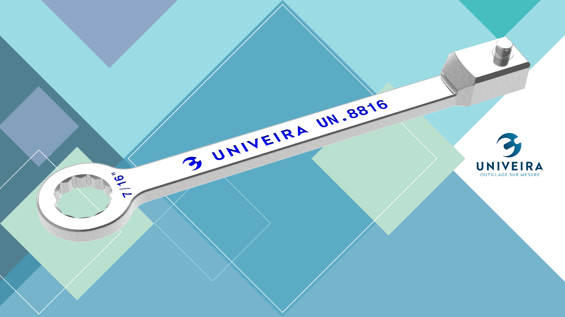 UN.8816 Embout à oeil de 7/16″ attachement 9×12