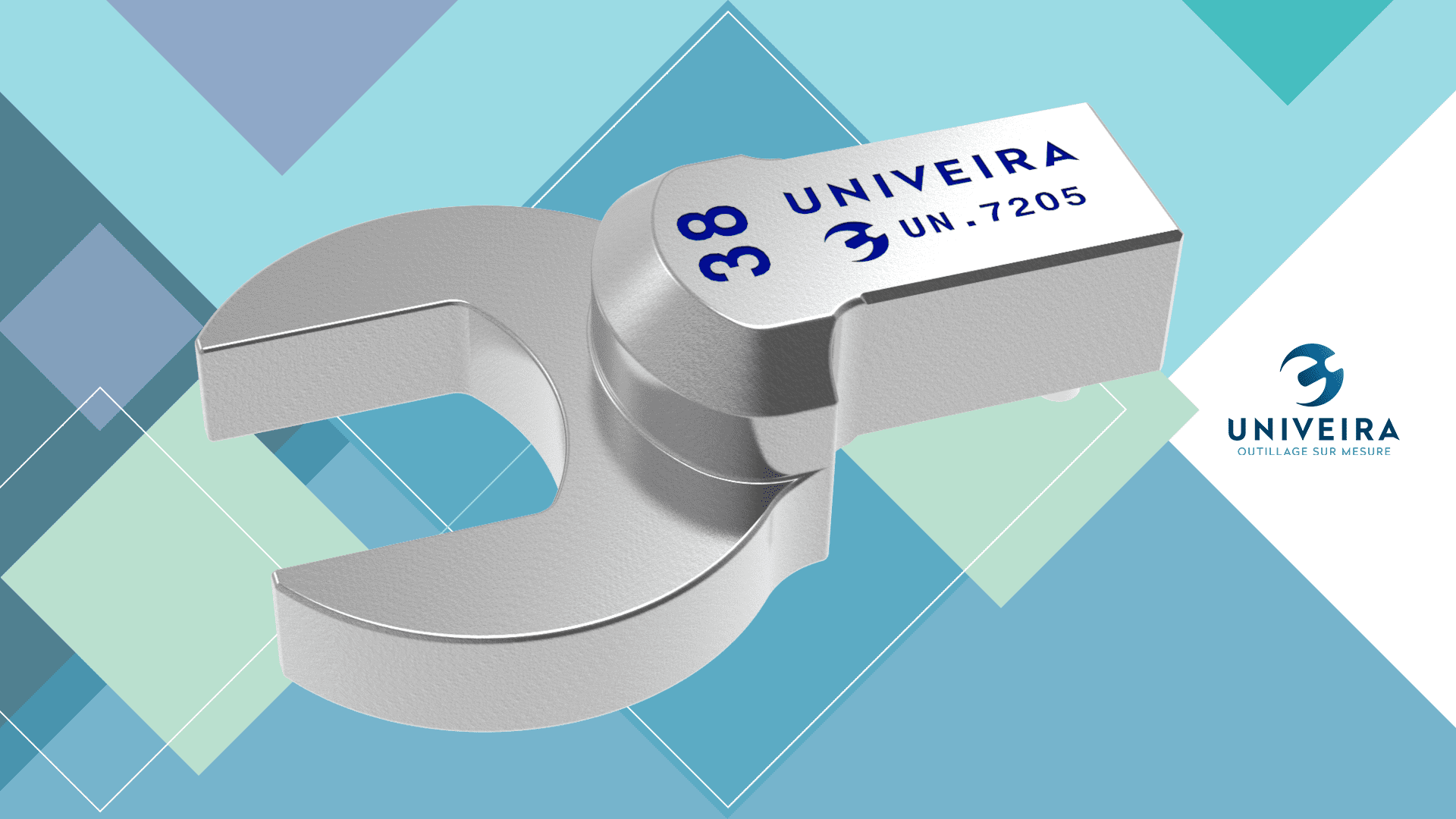 UN.7205 Embout à fourche de 38 attachement 22×28
